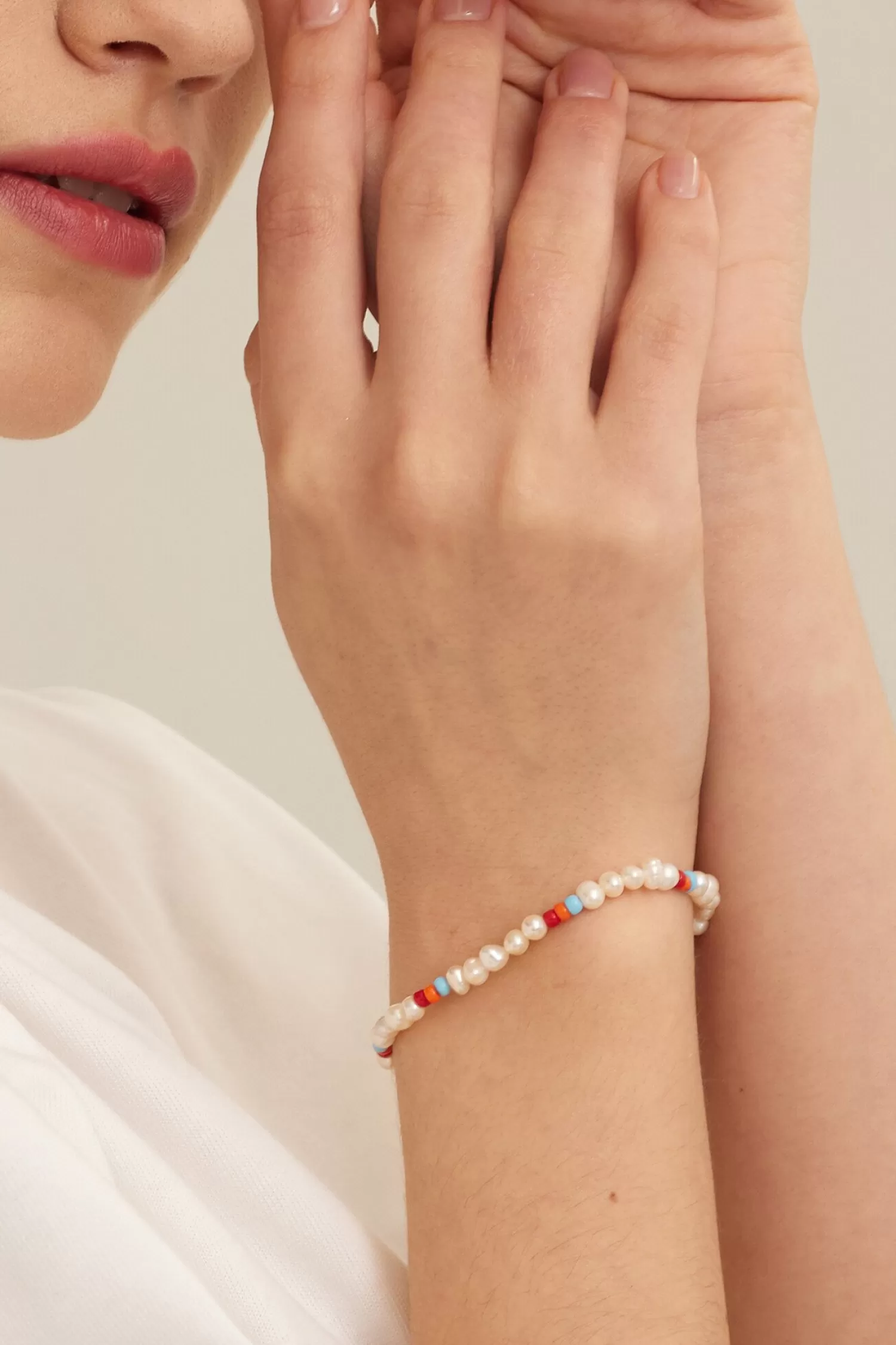 Store Les Soeurs Armband Filippa Pearl