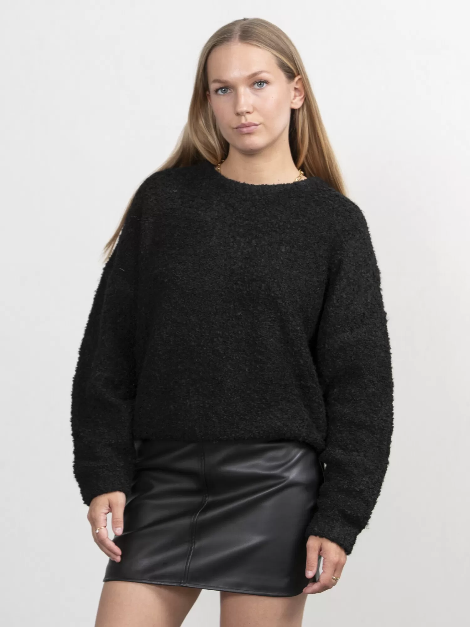 Cheap Les Soeurs Boucle Gebreide Trui Ada Black