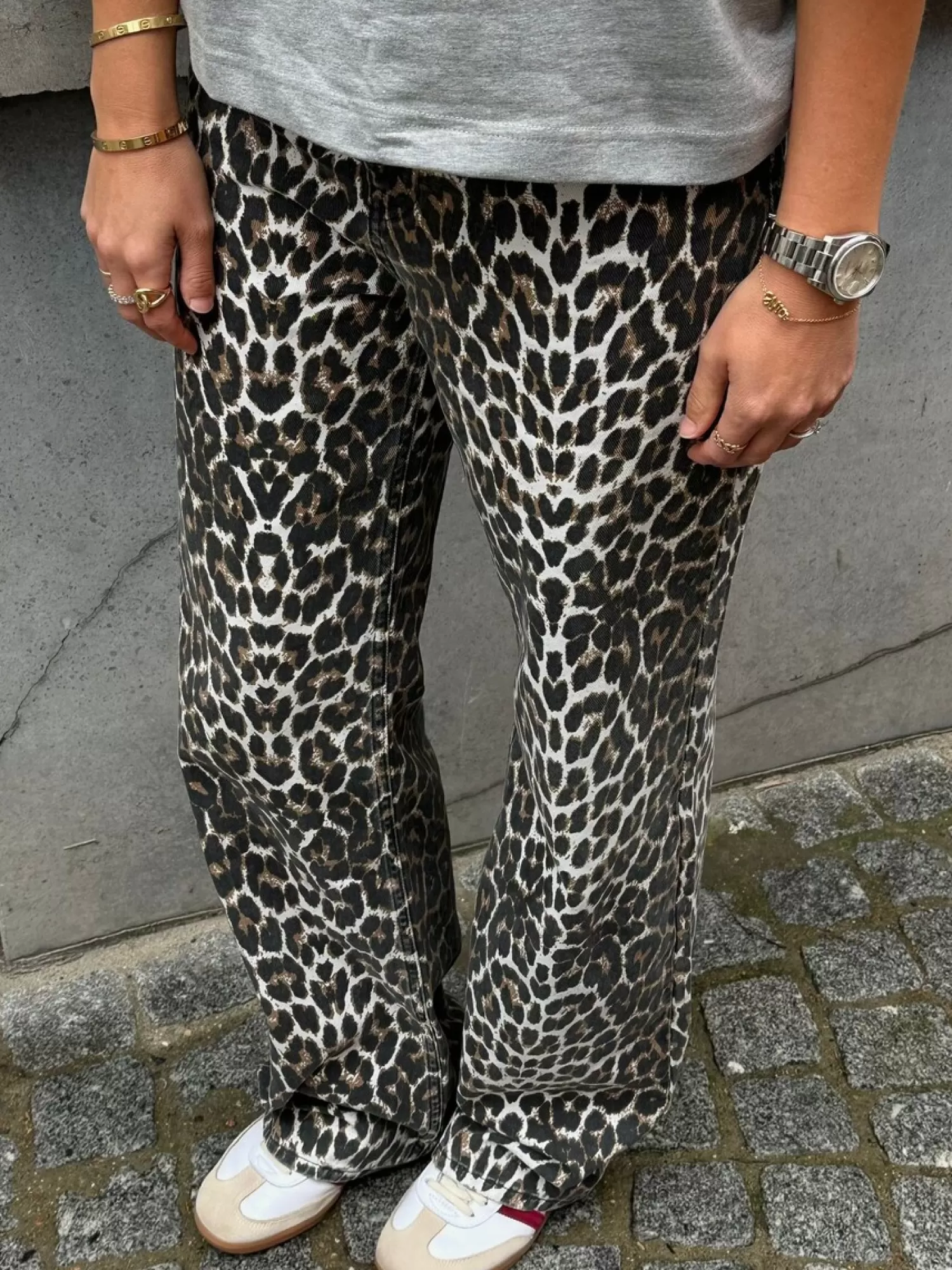 Outlet Les Soeurs Broek Antonie Leopard