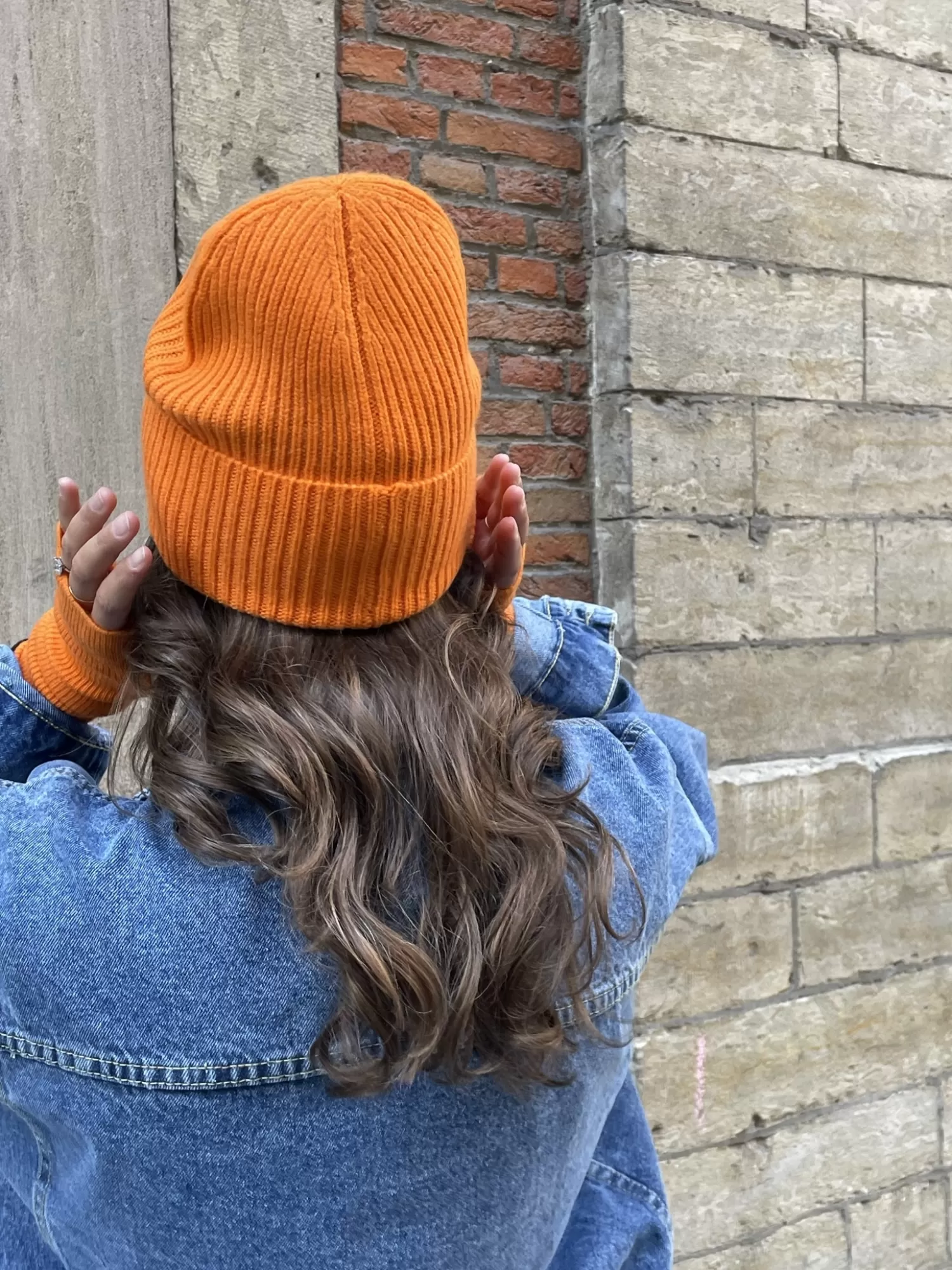 Outlet Les Soeurs Cashmere Beanie Pixie Sunset