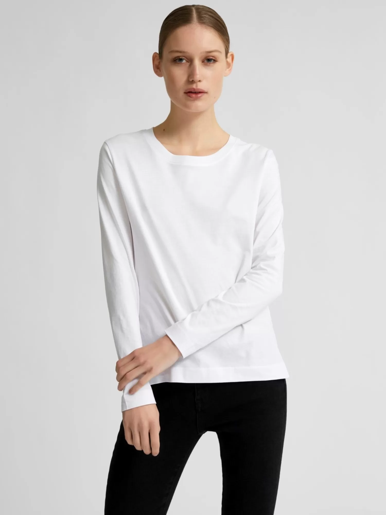 Hot Selected Crew Neck T-Shirt Standard Bright White