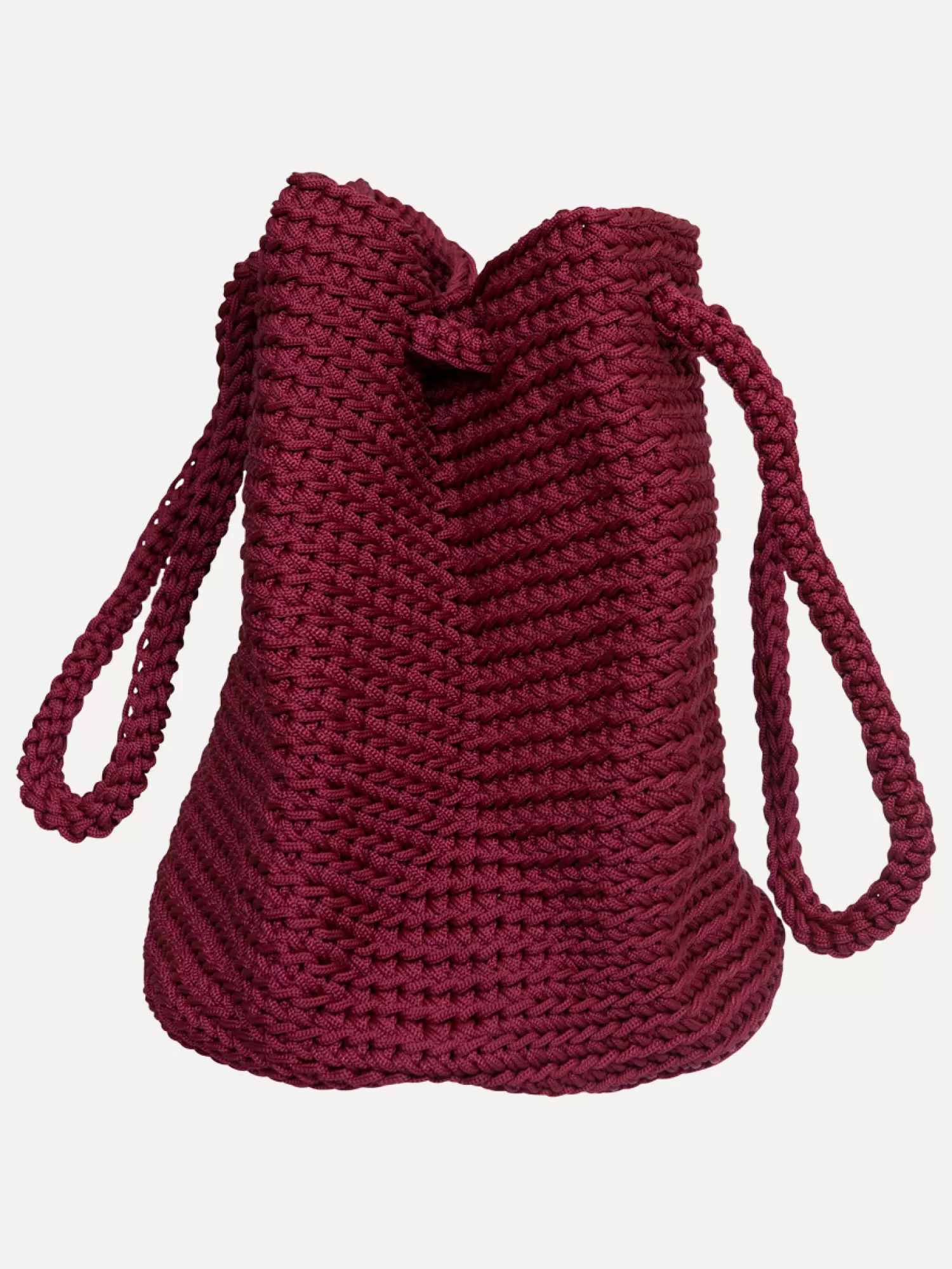 Sale Les Soeurs Crochet Shopper Ellie Bordeaux