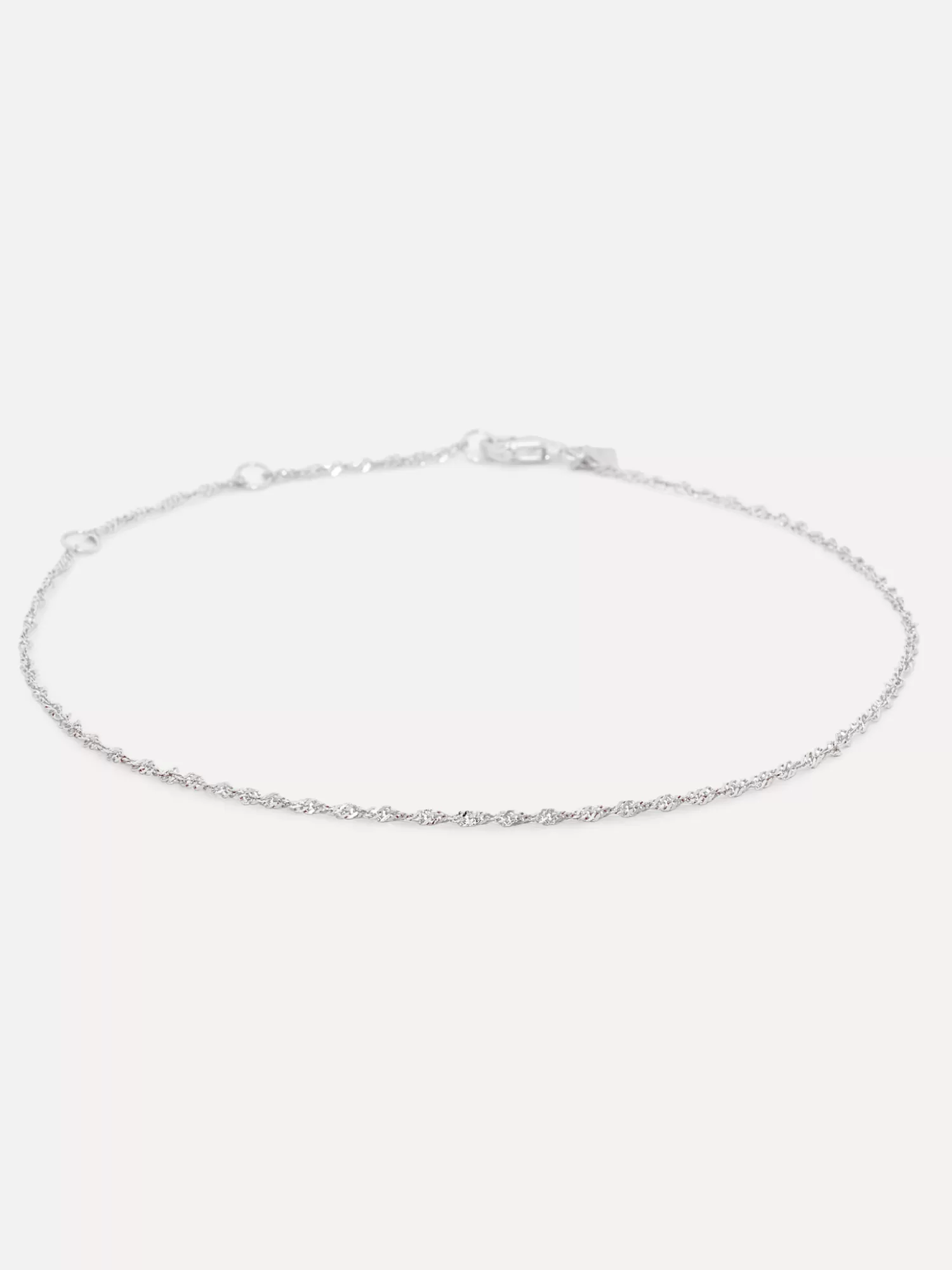 Discount Les Soeurs Enkelbandje Helle Twisted Silver