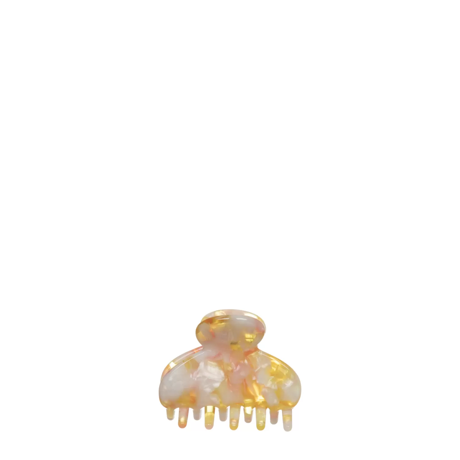 Fashion Les Soeurs Hair Clip Round Light Yellow