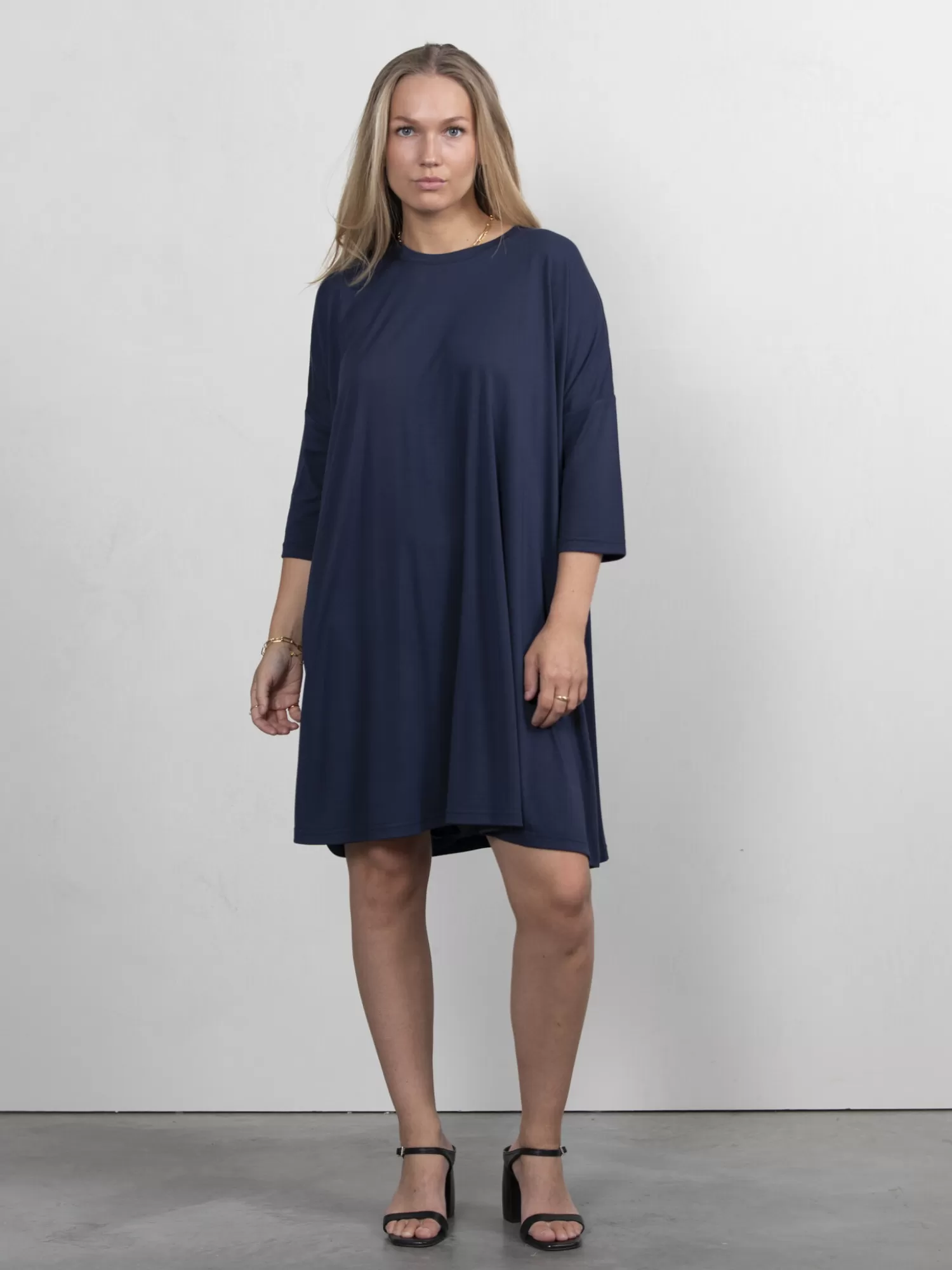 Cheap Les Soeurs Jersey Jurk Amy Navy