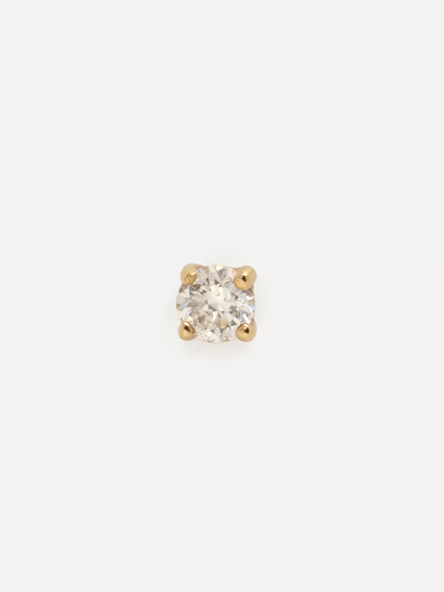 Sale Les Soeurs 14K Oorbel Joe One Diamond Gold