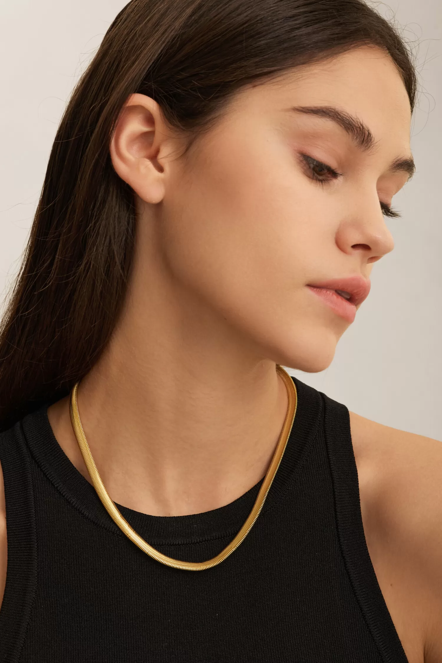 Online Les Soeurs Ketting Rana Herringbone Gold