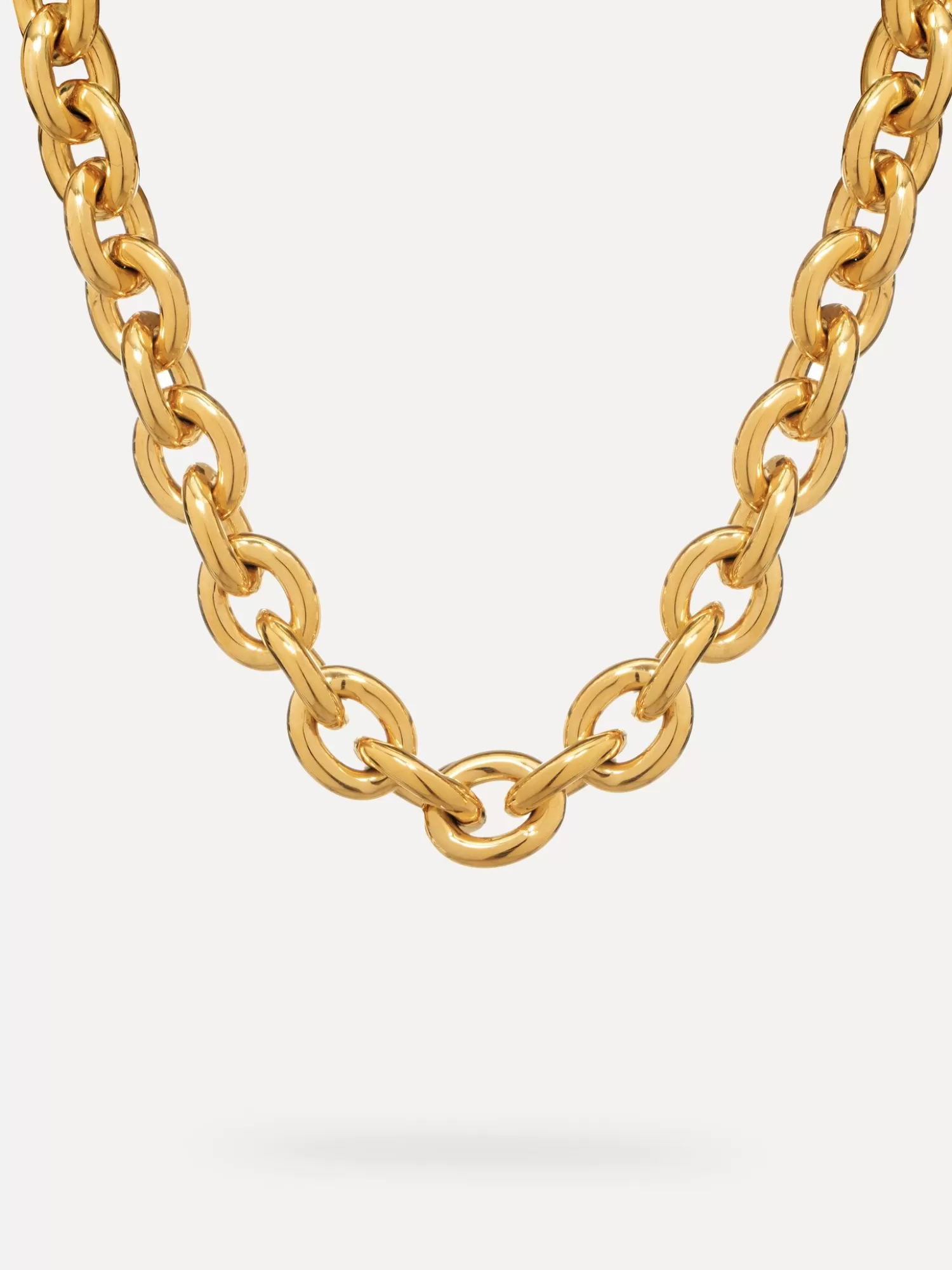 Shop Les Soeurs Ketting Raya Chunky Chain Gold