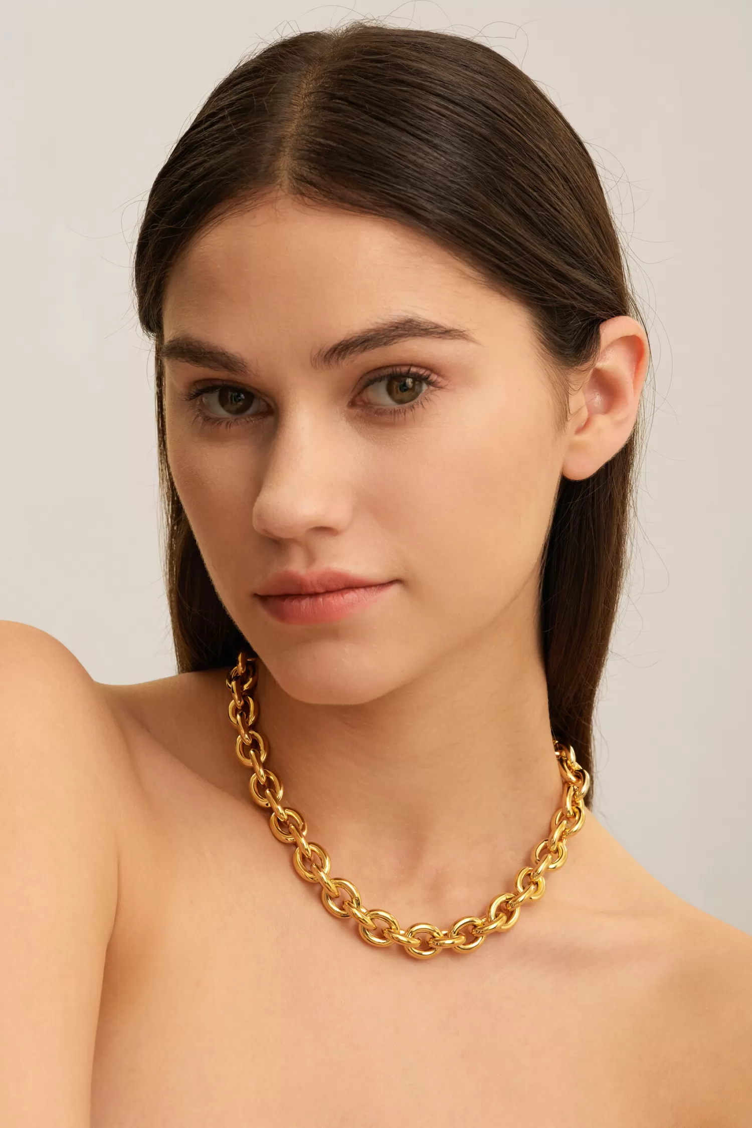 Shop Les Soeurs Ketting Raya Chunky Chain Gold