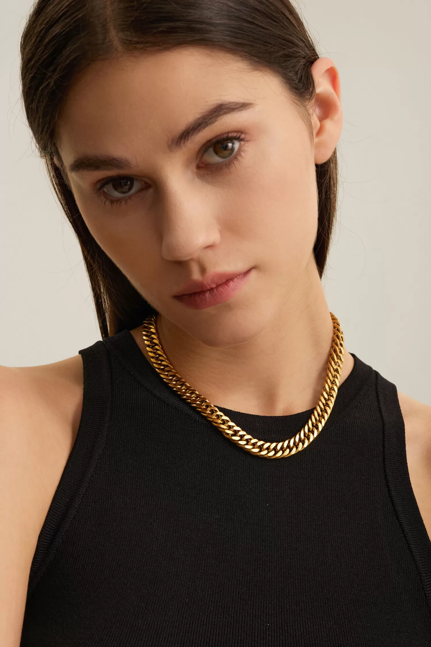 Clearance Les Soeurs Ketting Raya Cuban Chain Gold