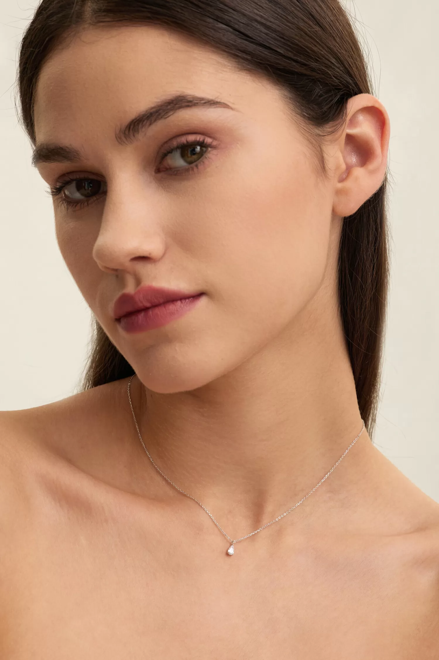 Online Les Soeurs Ketting Romee Extra Fine Chain Pear Silver