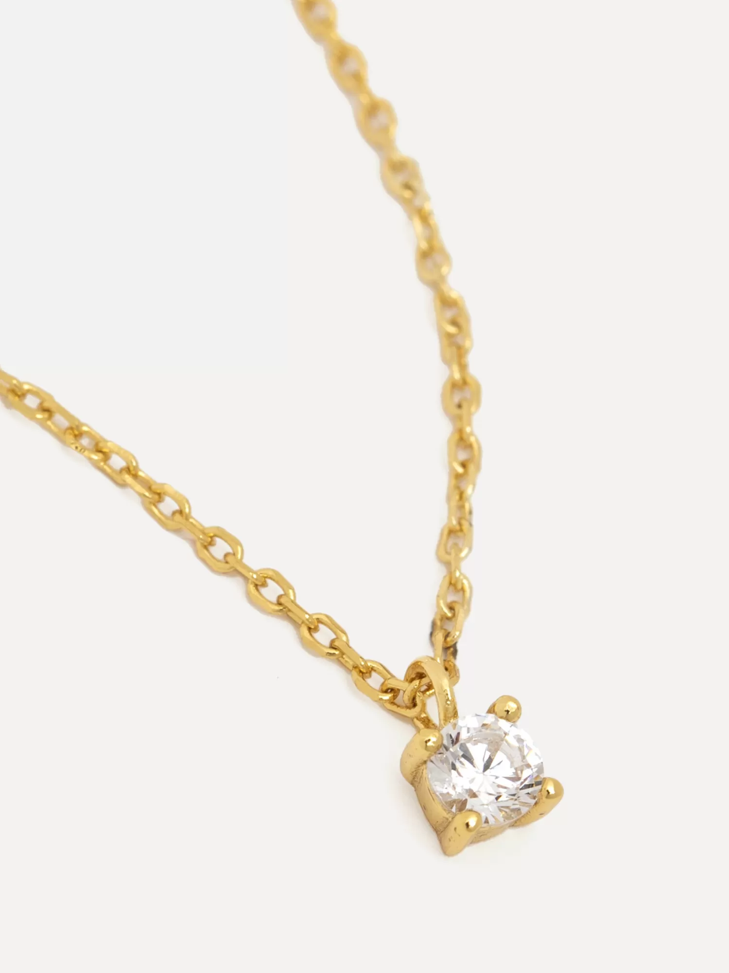 Hot Les Soeurs Ketting Romee Extra Fine Chain Strass Gold