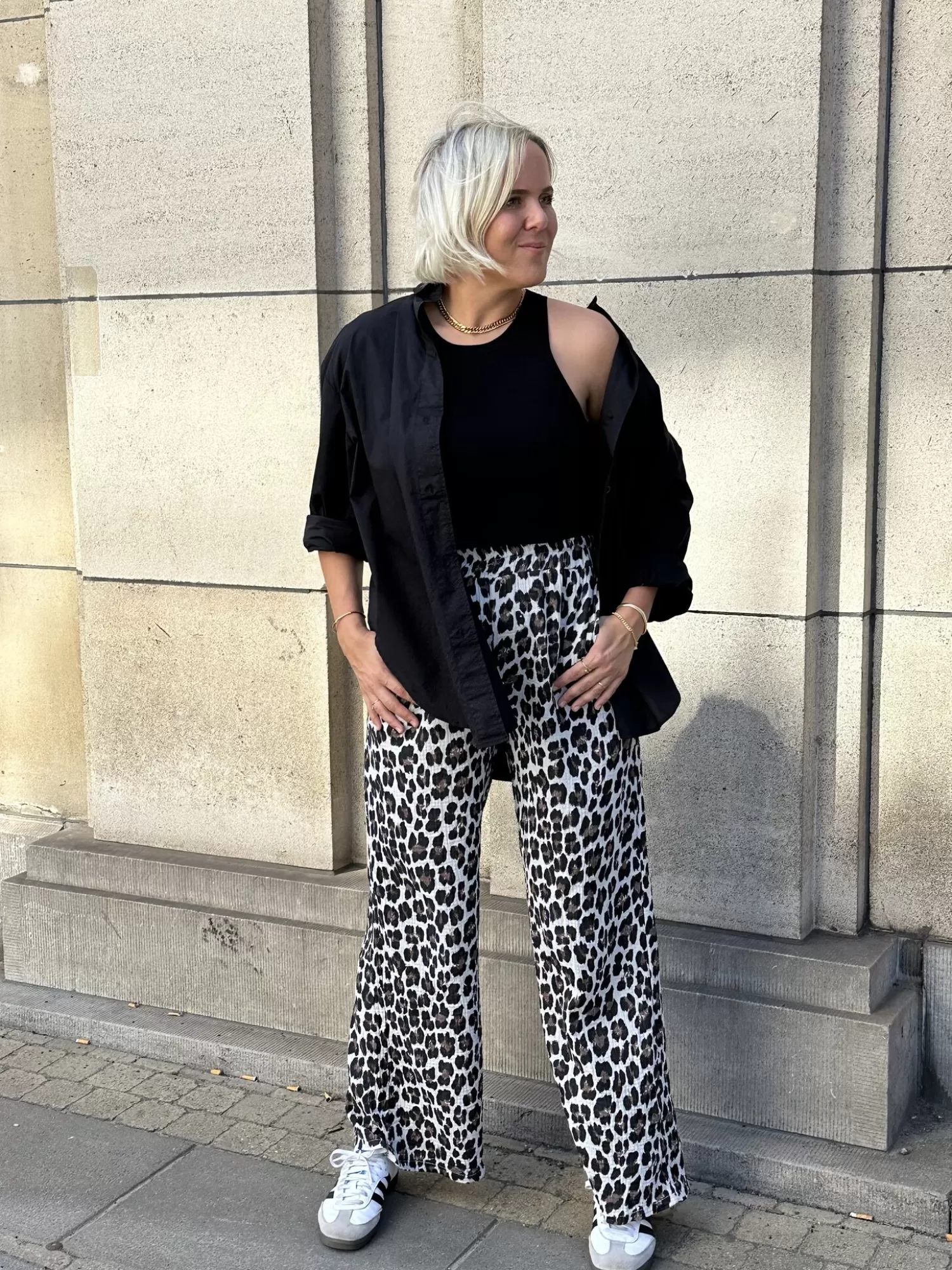 Shop Le Marais Leopard Broek Blake Light Leopard