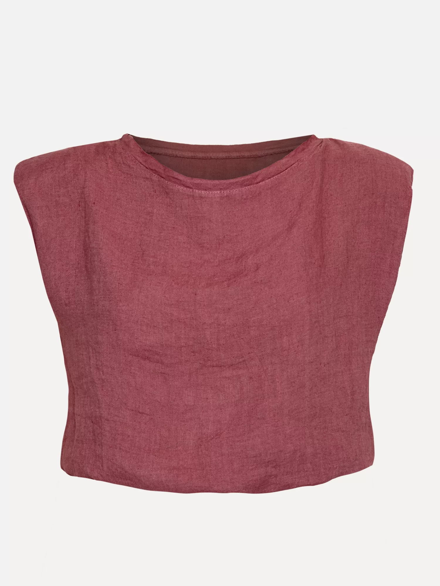 Sale Le Marais Linnen Top Lara Terracotta