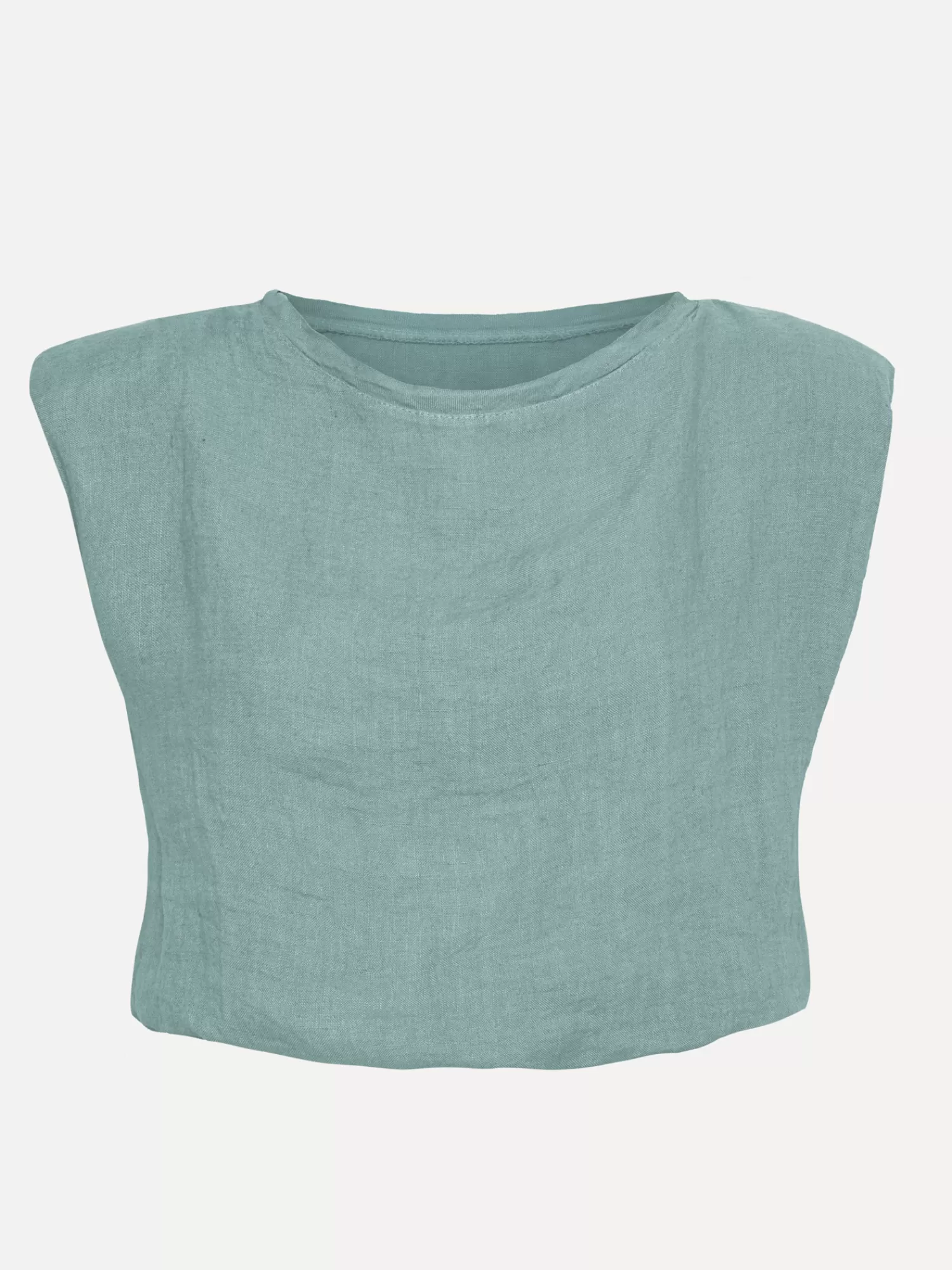 Shop Le Marais Linnen Top Lara Dark Green