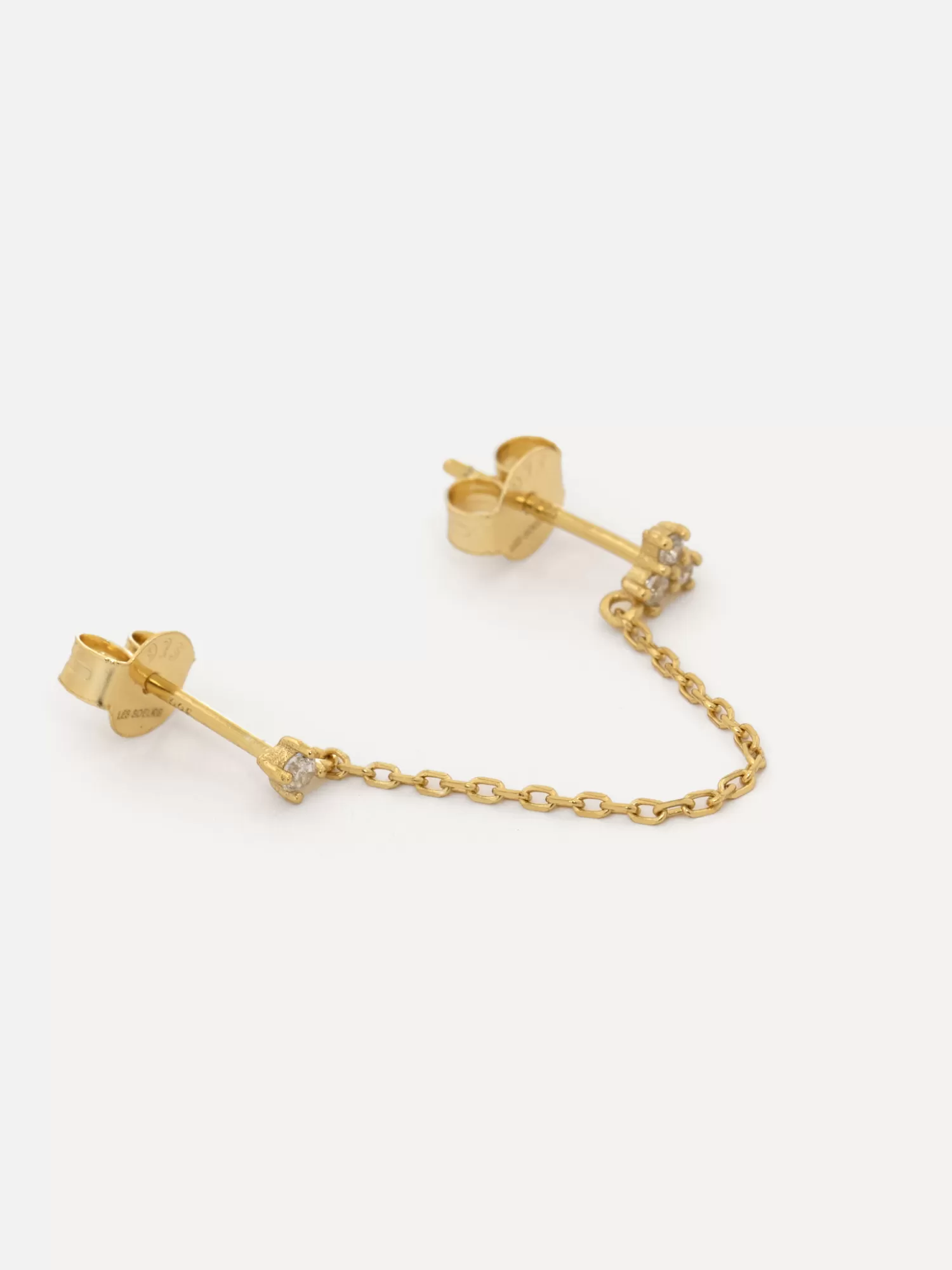 Cheap Les Soeurs Lira Double Stud Chain Gold