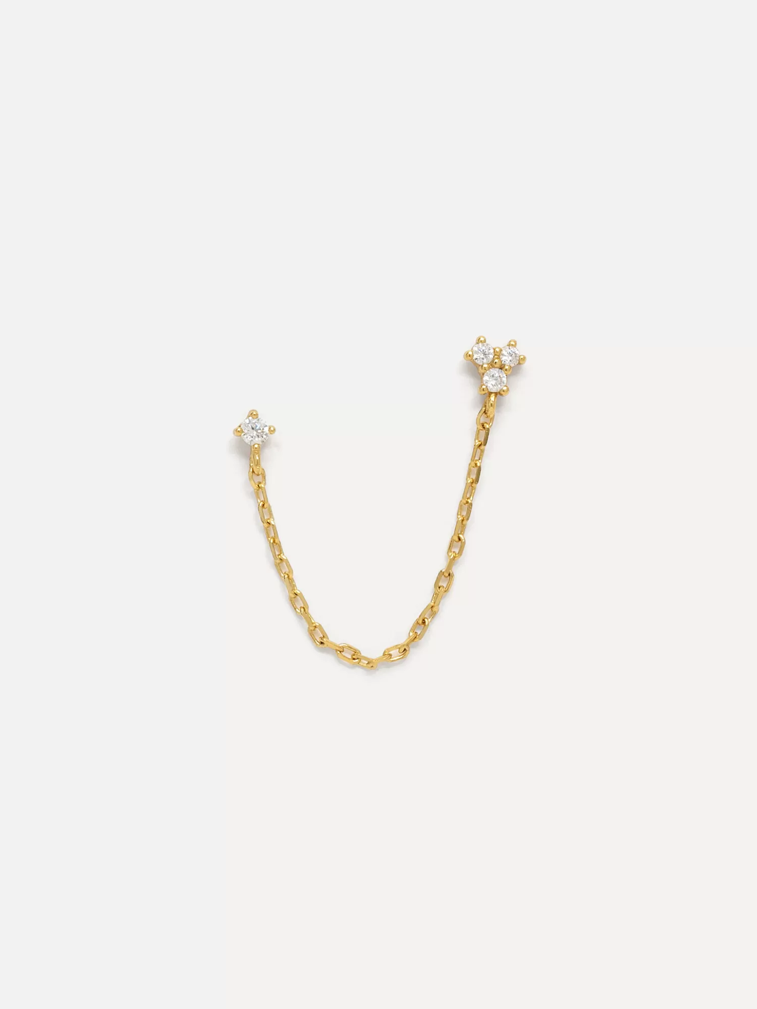 Cheap Les Soeurs Lira Double Stud Chain Gold