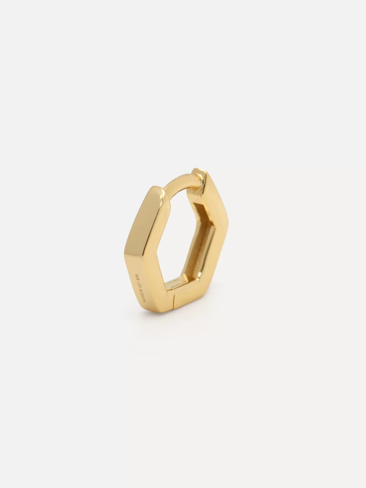 New Les Soeurs Oorbel Jeanne Hexagon Gold