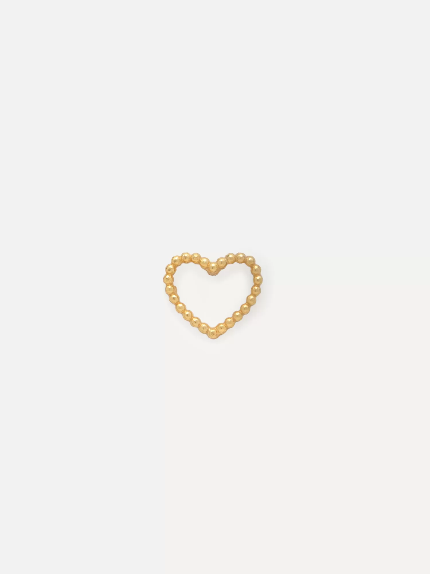 Best Les Soeurs Oorbel Jolie Dotted Heart Gold