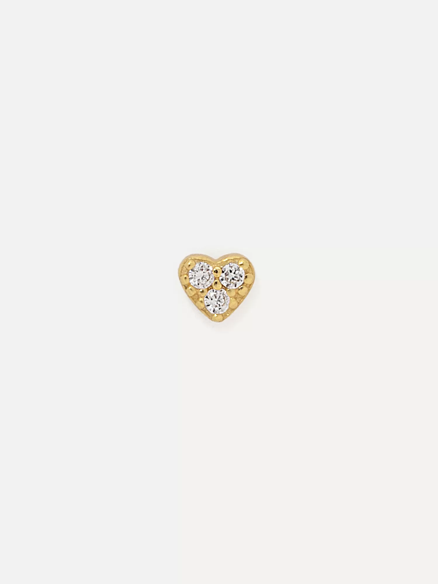 Best Les Soeurs Oorbel Jolie Heart Strass Gold