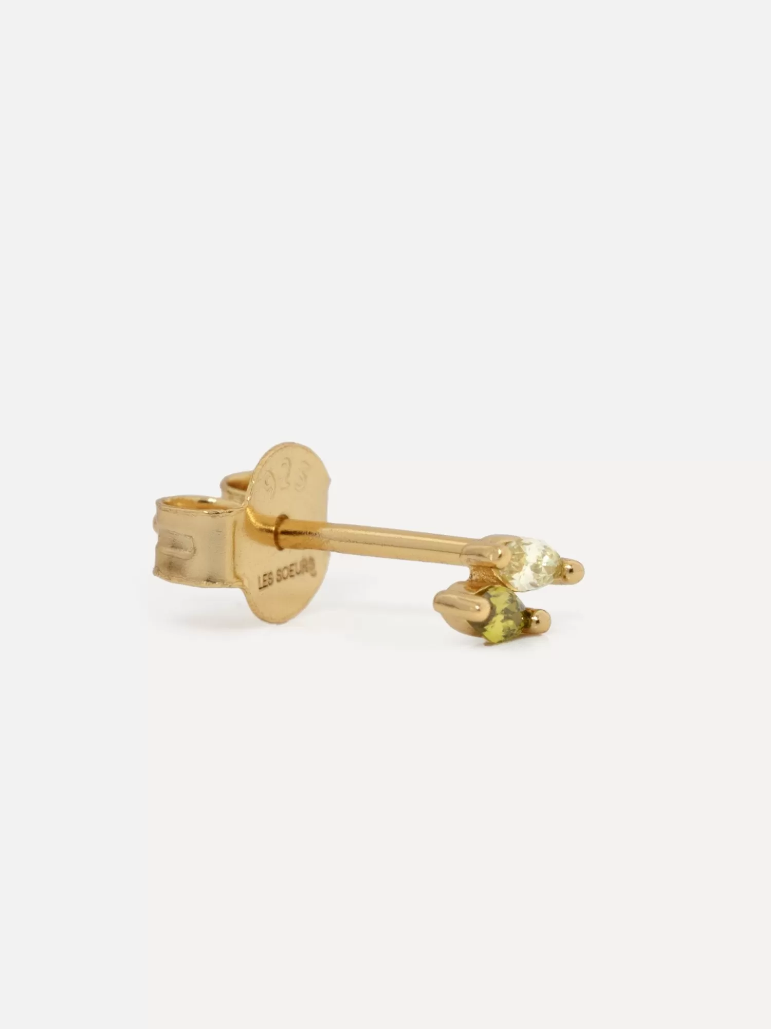 Sale Les Soeurs Oorbel Jolie Marquise Olivine Gold