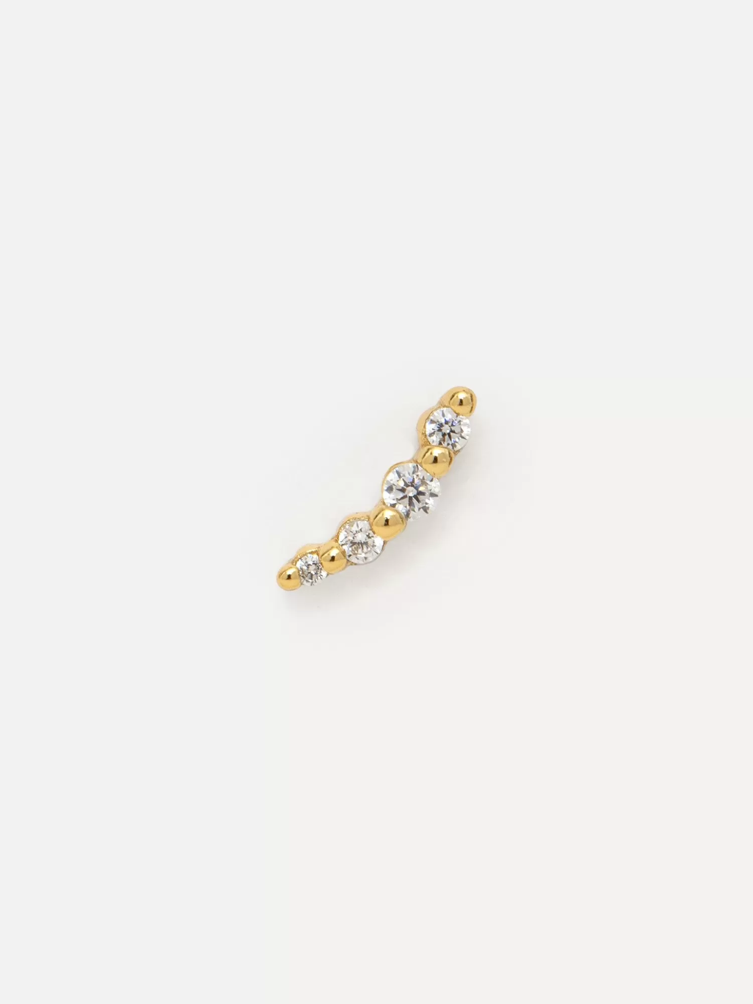 New Les Soeurs Oorbel Louise 4 Dots Strass Gold