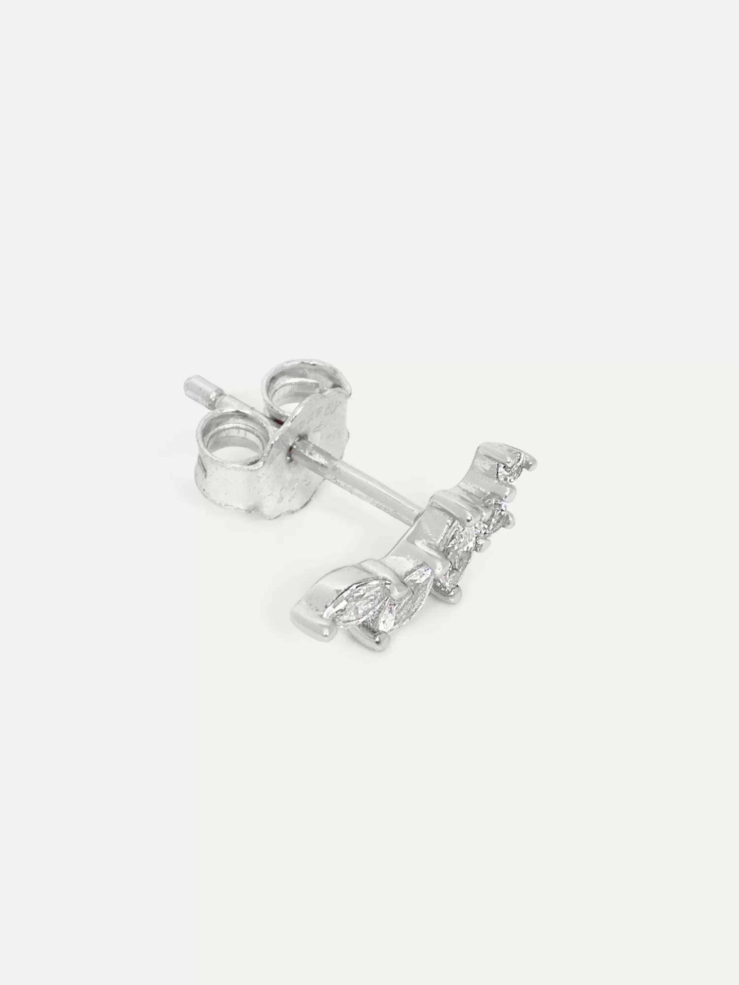 Flash Sale Les Soeurs Oorbel Louise Strass Leaves Silver