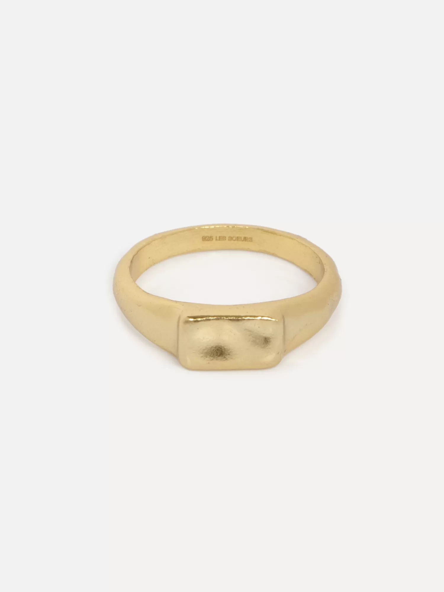 Fashion Les Soeurs Pinky Ring Ginette Rectangle Gold