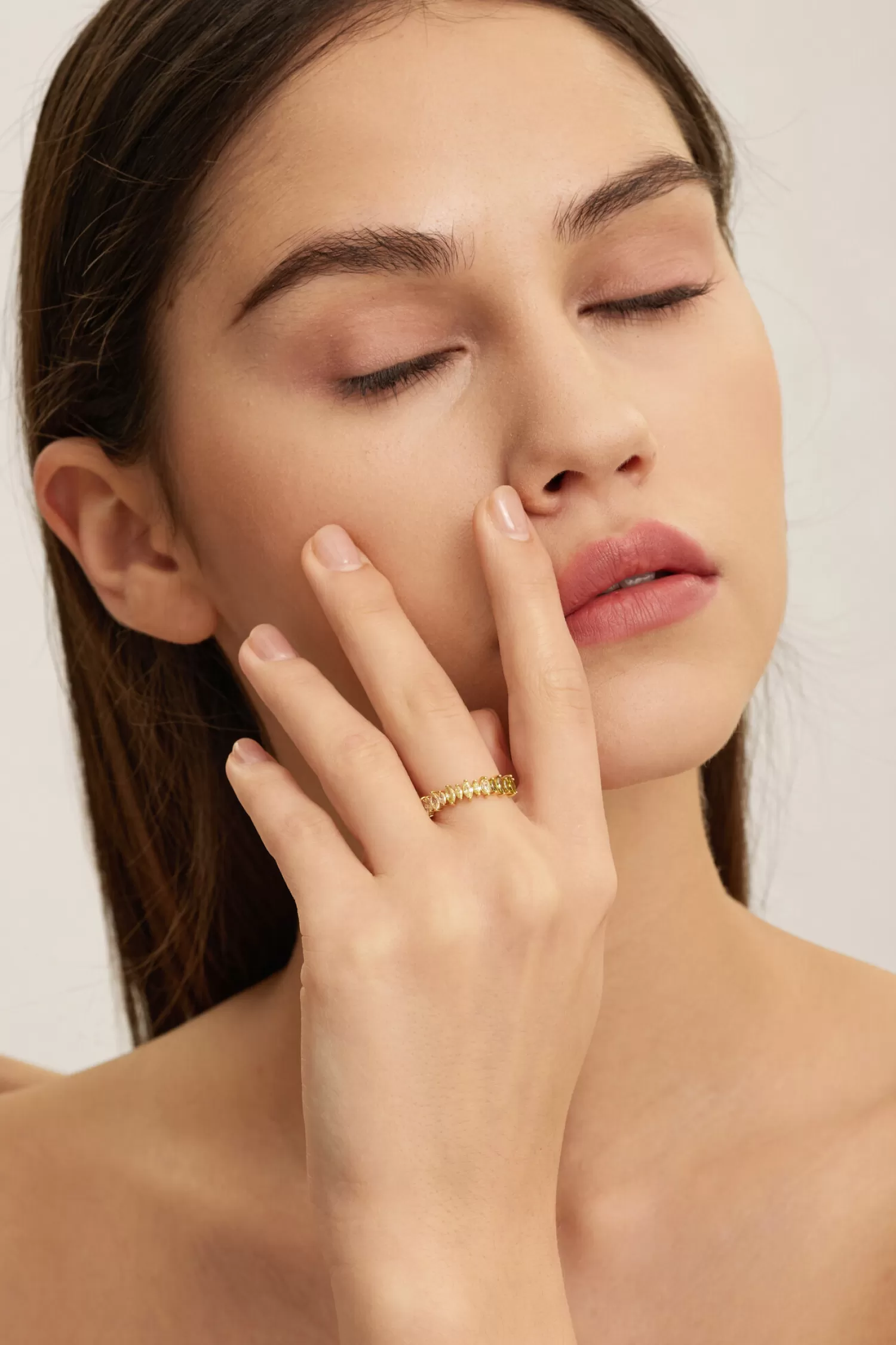 Cheap Les Soeurs Ring Chloe Marquise Gold