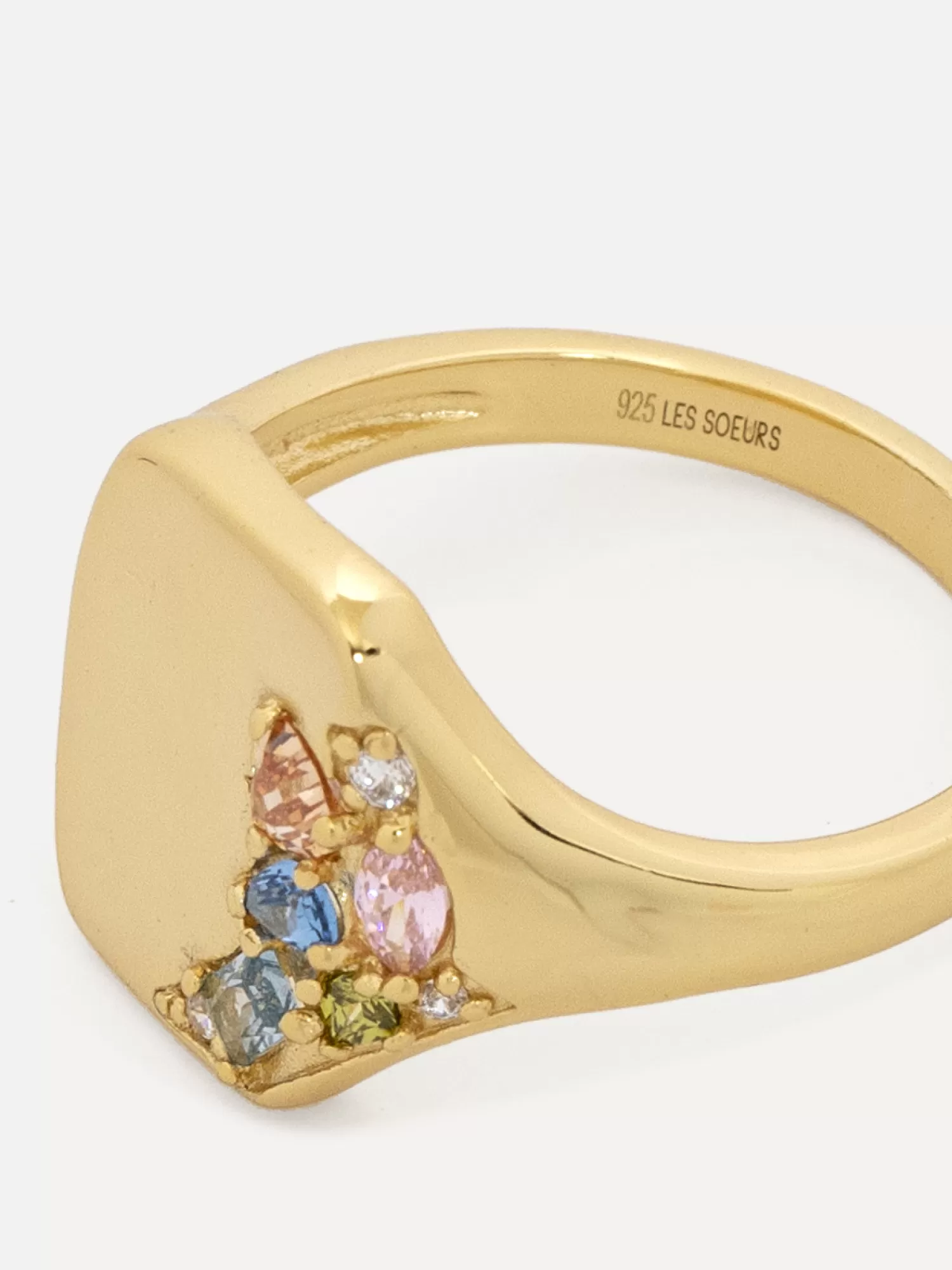 Sale Les Soeurs Ring Gilda Pastel Zirkonia Gold