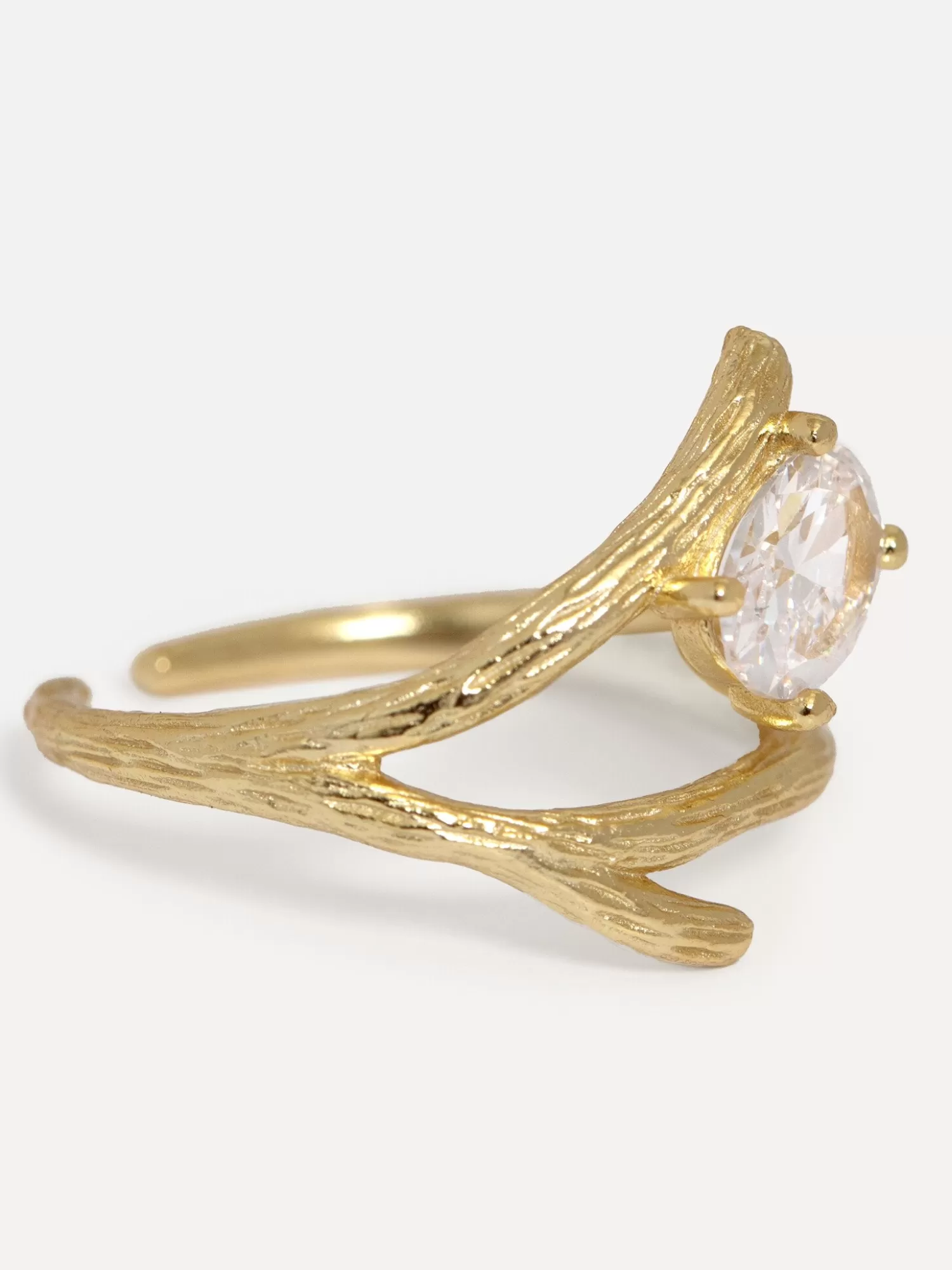 Best Sale Les Soeurs Ring Ginette Branch Gold