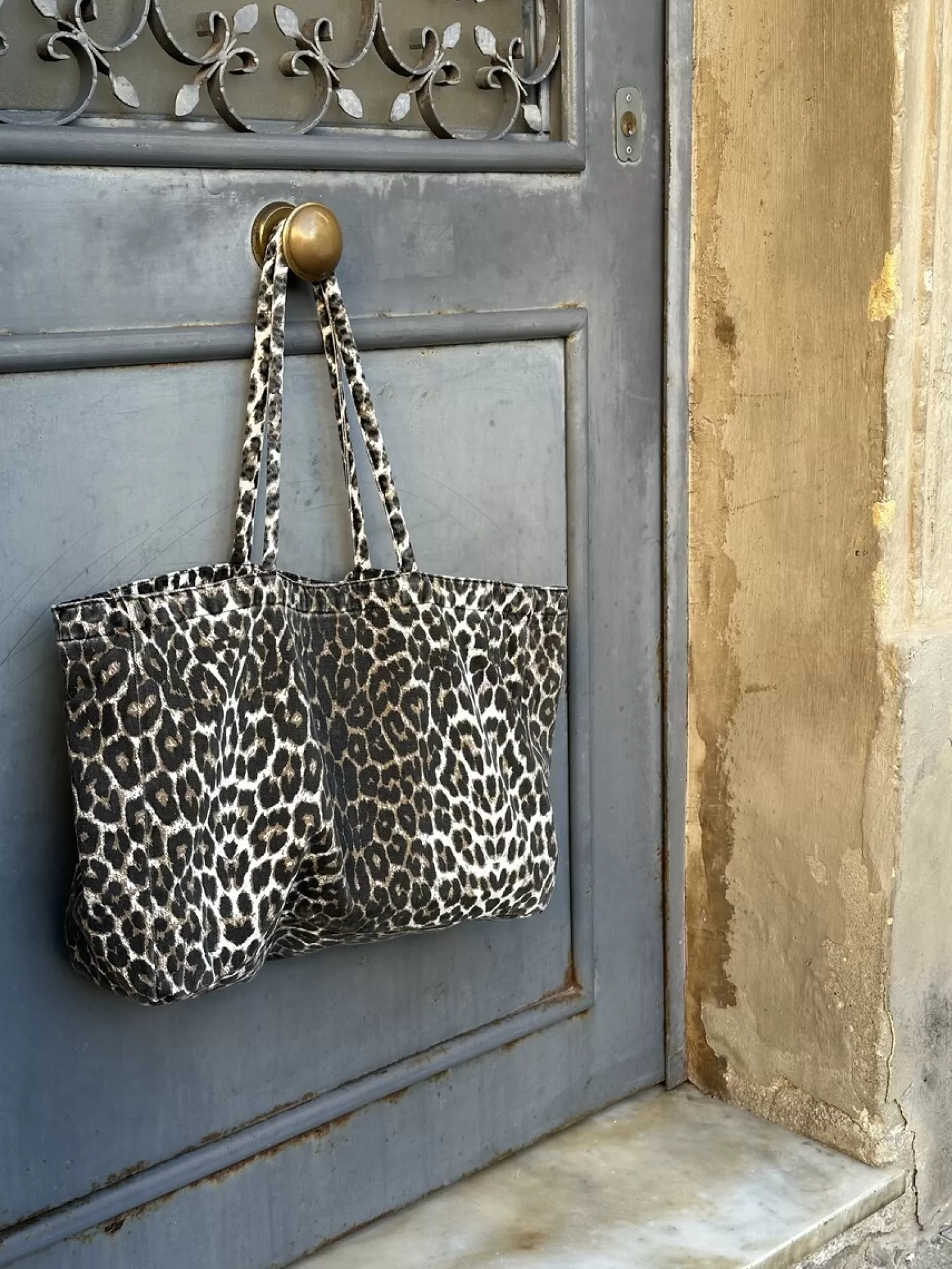 Fashion Les Soeurs Shopper Abel Leopard