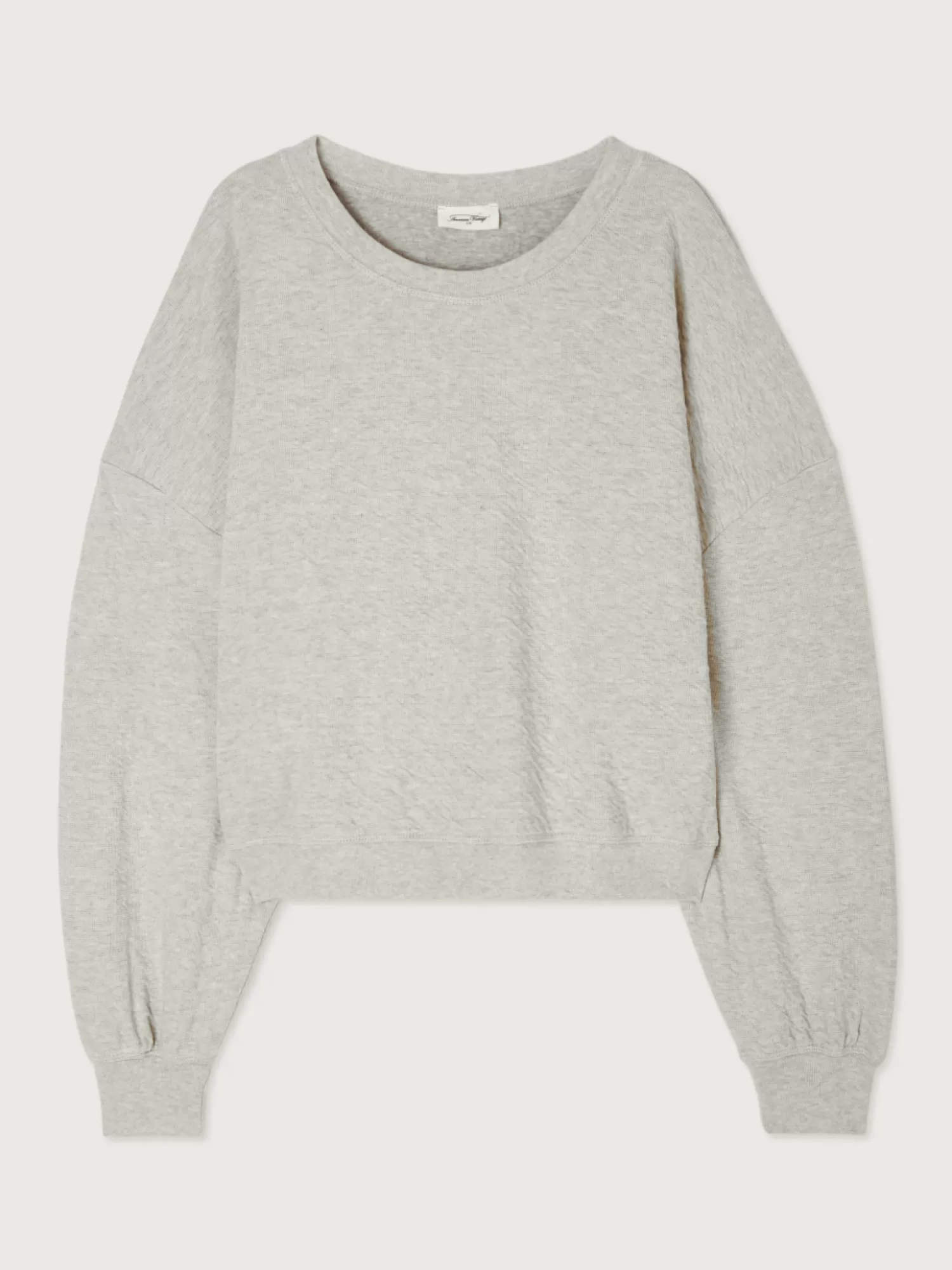 Sale American Vintage Sweat Yatcastle Gris Chine