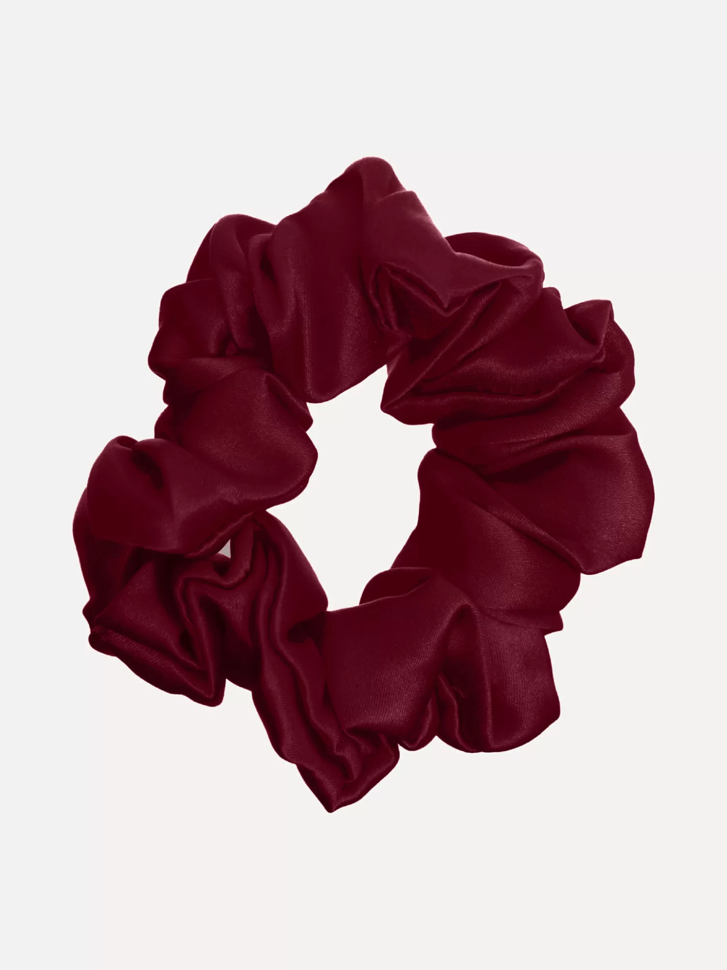 Online Les Soeurs Zijden Scrunchie Bordeaux