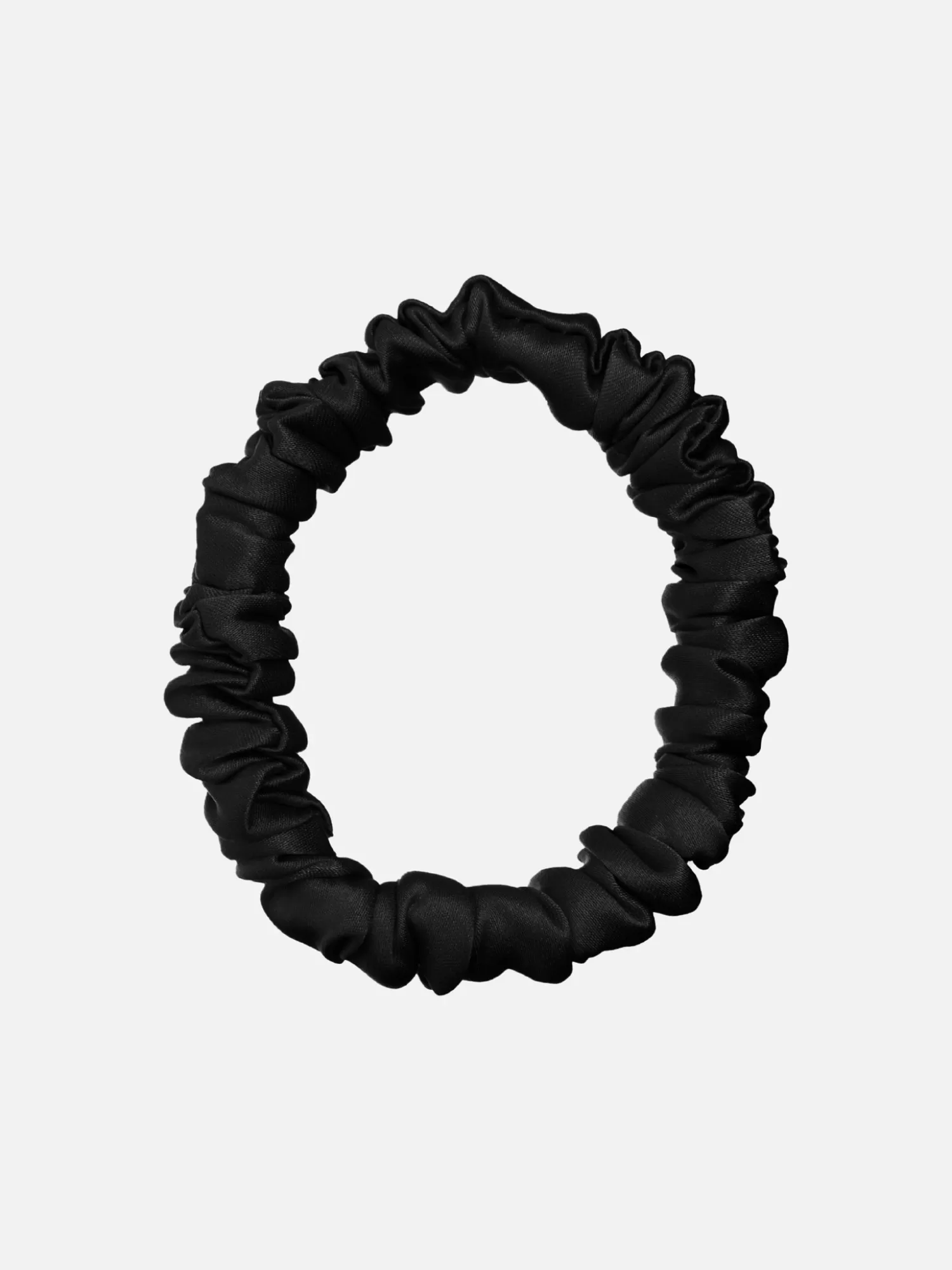 Store Les Soeurs Zijden Scrunchie Black